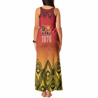 Papua New Guinea 1975 To The Future Personalised Tank Maxi Dress Sepik Masks LT7 - Polynesian Pride