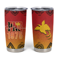 Papua New Guinea 1975 To The Future Tumbler Cup Sepik Masks LT7 Red - Polynesian Pride
