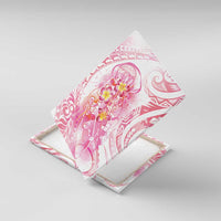 Rose Pink Polynesian Jellyfish Canvas Wall Art Watercolor Glows - Polynesian Pride