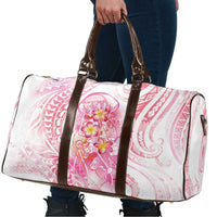 Rose Pink Polynesian Jellyfish Travel Bag Watercolor Glows - Polynesian Pride