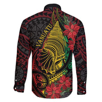 Vanuatu Meri Krismas Family Matching Tank Maxi Dress and Hawaiian Shirt Conch Shell Tribal Art
