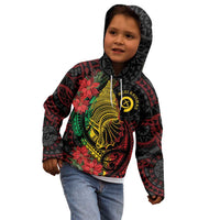 Vanuatu Meri Krismas Kid Hoodie Conch Shell Tribal Art LT7 - Polynesian Pride