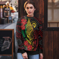 Vanuatu Meri Krismas Ugly Christmas Sweater Conch Shell Tribal Art LT7 - Polynesian Pride
