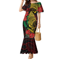 Vanuatu Meri Krismas Mermaid Dress Conch Shell Tribal Art LT7 Women Art - Polynesian Pride