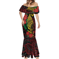 Vanuatu Meri Krismas Mermaid Dress Conch Shell Tribal Art LT7 - Polynesian Pride