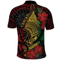 Vanuatu Meri Krismas Polo Shirt Conch Shell Tribal Art LT7 - Polynesian Pride