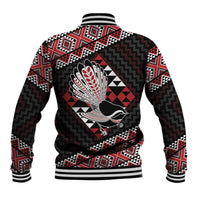 Taniko Aotearoa Baseball Jacket Poutama Mix Piwakawaka LT7 - Polynesian Pride