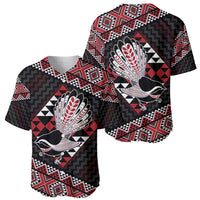 Taniko Aotearoa Baseball Jersey Poutama Mix Piwakawaka LT7 - Polynesian Pride