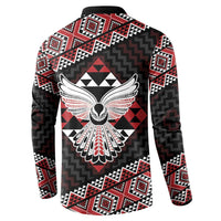 Taniko Aotearoa Button Sweatshirt Poutama Mix Piwakawaka - Ver02
