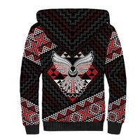 Taniko Aotearoa Sherpa Hoodie Poutama Mix Piwakawaka - Ver02