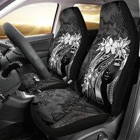 Polynesian Women's Day Car Seat Cover Plumeria Passion - Black LT7 - Polynesian Pride