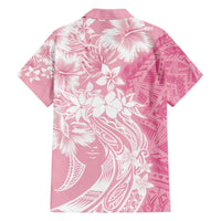 Polynesian Women's Day Hawaiian Shirt Plumeria Passion - Pink LT7 - Polynesian Pride