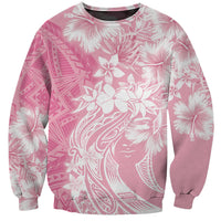 Polynesian Women's Day Sweatshirt Plumeria Passion - Pink LT7 Unisex Pink - Polynesian Pride