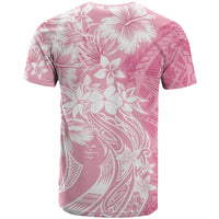 Polynesian Women's Day T Shirt Plumeria Passion - Pink LT7 - Polynesian Pride