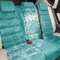 Polynesian Women's Day Back Car Seat Cover Plumeria Passion - Teal LT7
