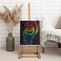 New Zealand Pride Canvas Wall Art Takatapui Rainbow Fern