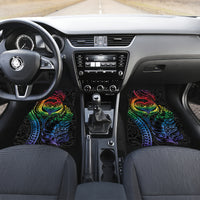 New Zealand Pride Car Mats Takatapui Rainbow Fern