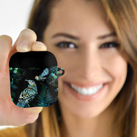Aotearoa Maori Mahuru AirPods Case Spring Time - Paua Shell Green LT7 - Polynesian Pride
