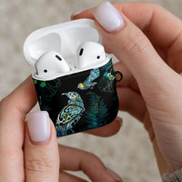 Aotearoa Maori Mahuru AirPods Case Spring Time - Paua Shell Green LT7 - Polynesian Pride