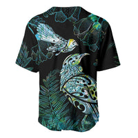 Aotearoa Maori Mahuru Baseball Jersey Spring Time - Paua Shell Green LT7 - Polynesian Pride
