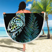 Aotearoa Maori Mahuru Beach Blanket Spring Time - Paua Shell Green LT7 - Polynesian Pride