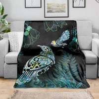 Aotearoa Maori Mahuru Blanket Spring Time - Paua Shell Green LT7 - Polynesian Pride