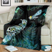 Aotearoa Maori Mahuru Blanket Spring Time - Paua Shell Green LT7 - Polynesian Pride