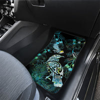 Aotearoa Maori Mahuru Car Mats Spring Time - Paua Shell Green LT7 - Polynesian Pride