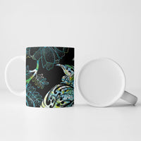 Aotearoa Maori Mahuru Ceramic Mug Spring Time - Paua Shell Green LT7 - Polynesian Pride
