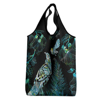 Aotearoa Maori Mahuru Grocery Bag Spring Time - Paua Shell Green LT7 - Polynesian Pride