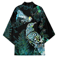 Aotearoa Maori Mahuru Kimono Spring Time - Paua Shell Green LT7 - Polynesian Pride
