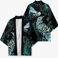 Aotearoa Maori Mahuru Kimono Spring Time - Paua Shell Green LT7 - Polynesian Pride