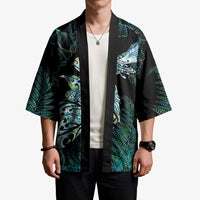 Aotearoa Maori Mahuru Kimono Spring Time - Paua Shell Green LT7 - Polynesian Pride