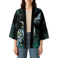 Aotearoa Maori Mahuru Kimono Spring Time - Paua Shell Green LT7 - Polynesian Pride