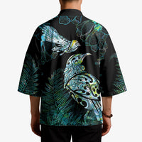 Aotearoa Maori Mahuru Kimono Spring Time - Paua Shell Green LT7 - Polynesian Pride