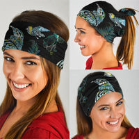 Aotearoa Maori Mahuru Neck Gaiter Spring Time - Paua Shell Green LT7 - Polynesian Pride