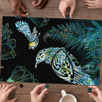 Aotearoa Maori Mahuru Puzzle Spring Time - Paua Shell Green LT7 - Polynesian Pride