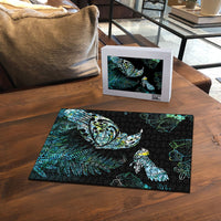Aotearoa Maori Mahuru Puzzle Spring Time - Paua Shell Green LT7 - Polynesian Pride