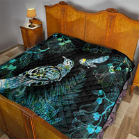 Aotearoa Maori Mahuru Quilt Spring Time - Paua Shell Green LT7 - Polynesian Pride