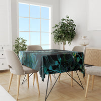 Aotearoa Maori Mahuru Tablecloth Spring Time - Paua Shell Green LT7 - Polynesian Pride