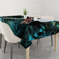 Aotearoa Maori Mahuru Tablecloth Spring Time - Paua Shell Green LT7 - Polynesian Pride