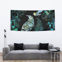 Aotearoa Maori Mahuru Tapestry Spring Time - Paua Shell Green LT7 - Polynesian Pride