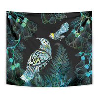 Aotearoa Maori Mahuru Tapestry Spring Time - Paua Shell Green LT7 - Polynesian Pride