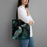Aotearoa Maori Mahuru Tote Bag Spring Time - Paua Shell Green LT7 - Polynesian Pride
