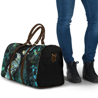 Aotearoa Maori Mahuru Travel Bag Spring Time - Paua Shell Green LT7 - Polynesian Pride