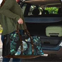 Aotearoa Maori Mahuru Travel Bag Spring Time - Paua Shell Green LT7 - Polynesian Pride