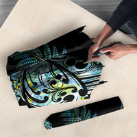 Aotearoa Maori Mahuru Umbrella Spring Time - Paua Shell Green LT7 - Polynesian Pride