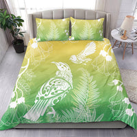 Aotearoa Maori Mahuru Tui With Pikawakawa Bedding Set Spring Time LT7 - Polynesian Pride