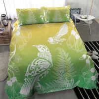 Aotearoa Maori Mahuru Tui With Pikawakawa Bedding Set Spring Time LT7 - Polynesian Pride