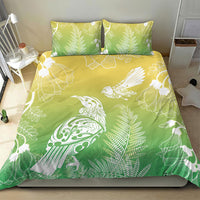 Aotearoa Maori Mahuru Tui With Pikawakawa Bedding Set Spring Time LT7 - Polynesian Pride